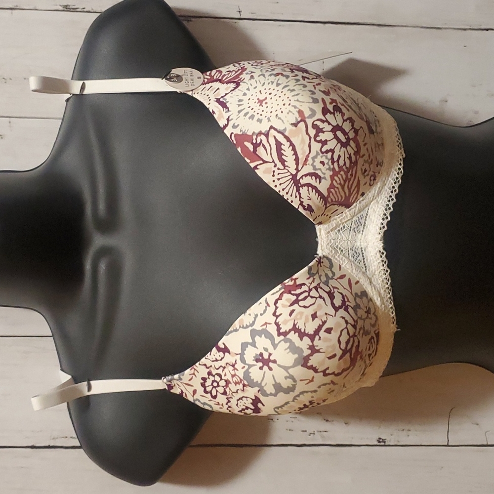 2 Lucky Brand Bras Size 34B Underwire Lightly Lined NEW